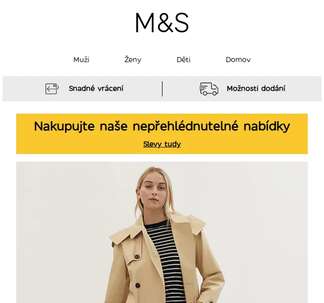 Marks and Spencer: Přechodové kousky šatníku – červen 2026 | Nuslet.cz
