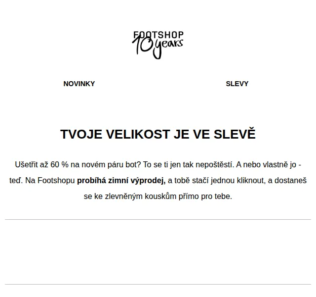 Footshop: SLEVA až 60 % na boty – červen 2026 | Nuslet.cz