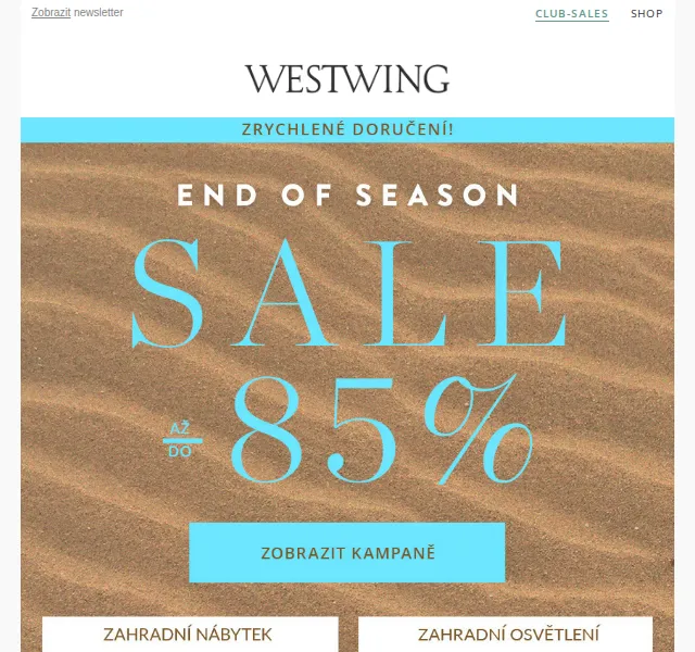 Westwing: 24 nových kampaní až do -85 % – červen 2026 | Nuslet.cz