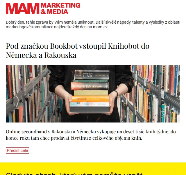 Marketing & Media: Knihobot vstupuje do Německa a Rakouska – červen 2026 | Nuslet.cz