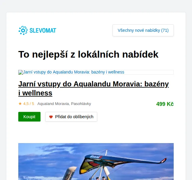 Slevomat: Aqualand Moravia vstup za 499 Kč – červen 2026 | Nuslet.cz