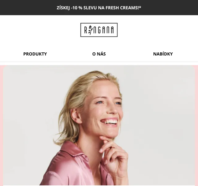 RINGANA: -10 % na FRESH creams – duben 2026 | Nuslet.cz