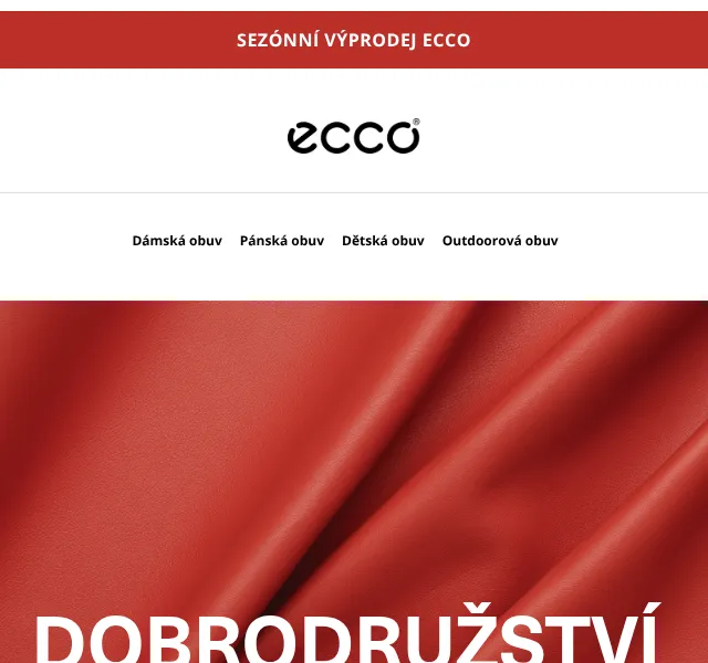 ECCO: až 40 % sleva na outdoorovou obuv – červen 2026