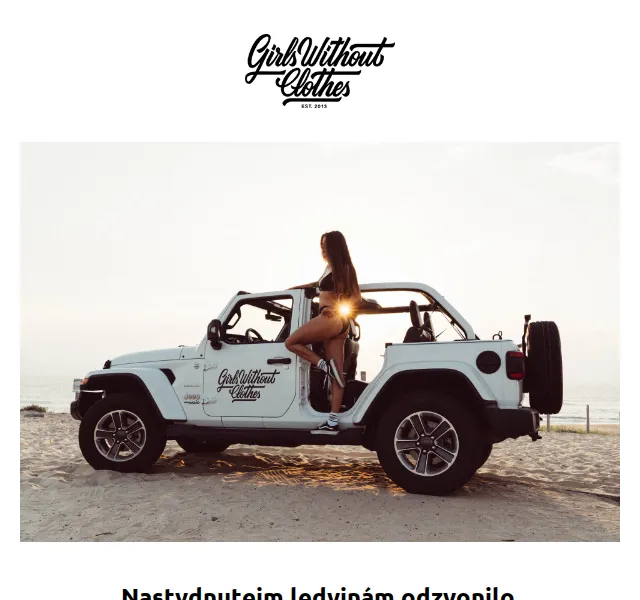 Girls Without Clothes: nová kolekce body – červenec 2026 | Nuslet.cz
