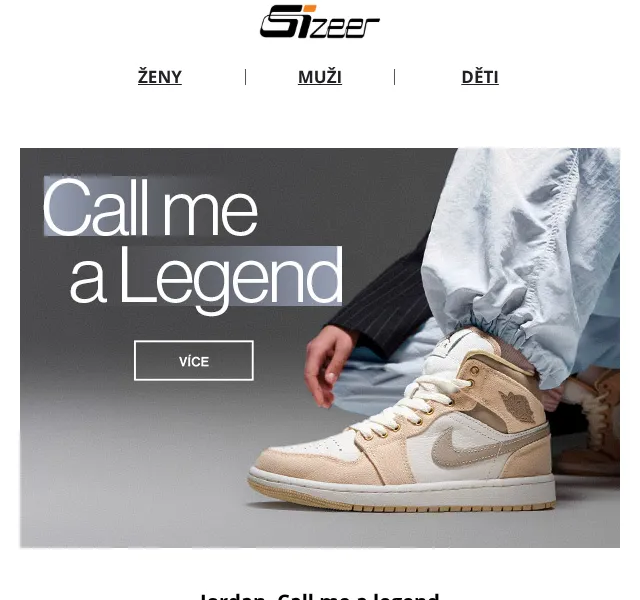 Sizeer: Nike Jordan sleva až 41 % – červenec 2026