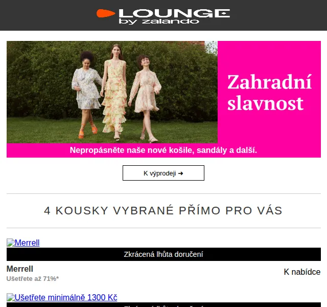 Lounge by Zalando: letní výprodej až 75 % – červen 2026 | Nuslet.cz