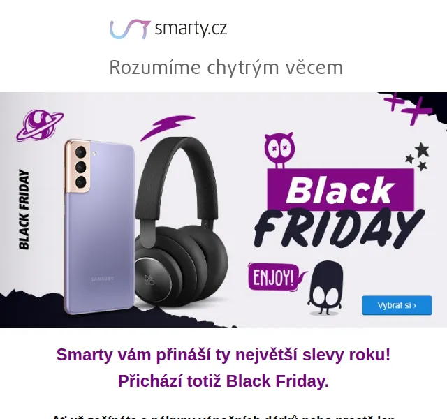 Smarty: Black Friday slevy až 51 % – červen 2026 | Nuslet.cz