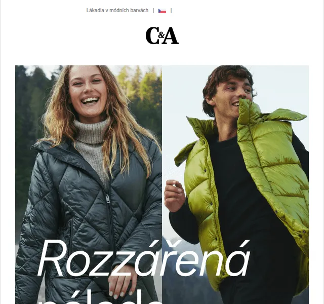 C&A: Sezónní akce na outdoor bundy a prošívané modely – červen 2026 | Nuslet.cz