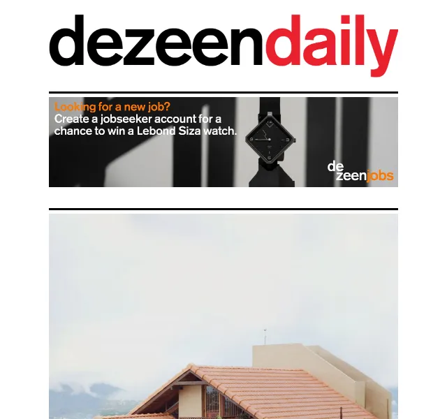 Dezeen Daily: architektonické novinky z celého světa – červen 2026 | Nuslet.cz