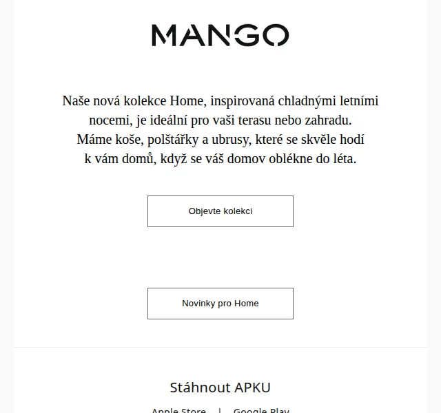 MANGO Home: Nová letní kolekce na ven – červen 2026 | Nuslet.cz