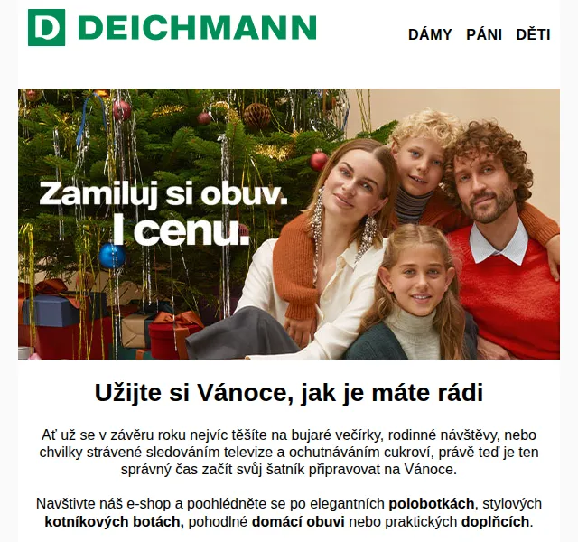 Deichmann: Vánoční obuv za 399 Kč – listopad 2023 | Nuslet.cz
