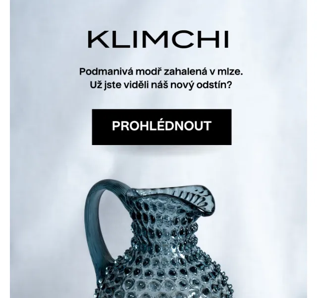 KLIMCHI: Hobnail Misty Blue nová kolekce – červen 2026 | Nuslet.cz