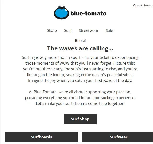 BLUE TOMATO: surfové vybavení v akci – červenec 2026 | Nuslet.cz