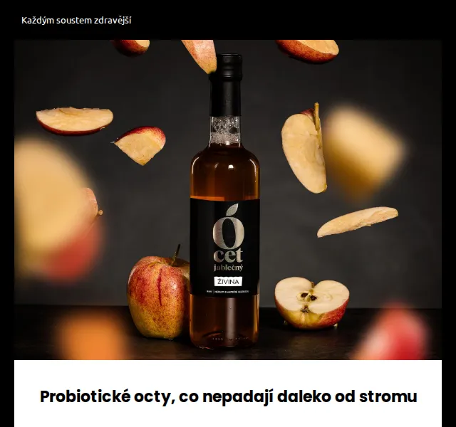 Živina: Raw jablečný ocet s matečnou kulturou – červen 2026 | Nuslet.cz