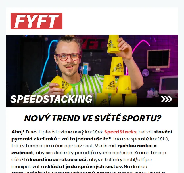 FYFT.cz: SpeedStacking sada Flash Cups QiYi od 349 Kč – červen 2026 | Nuslet.cz