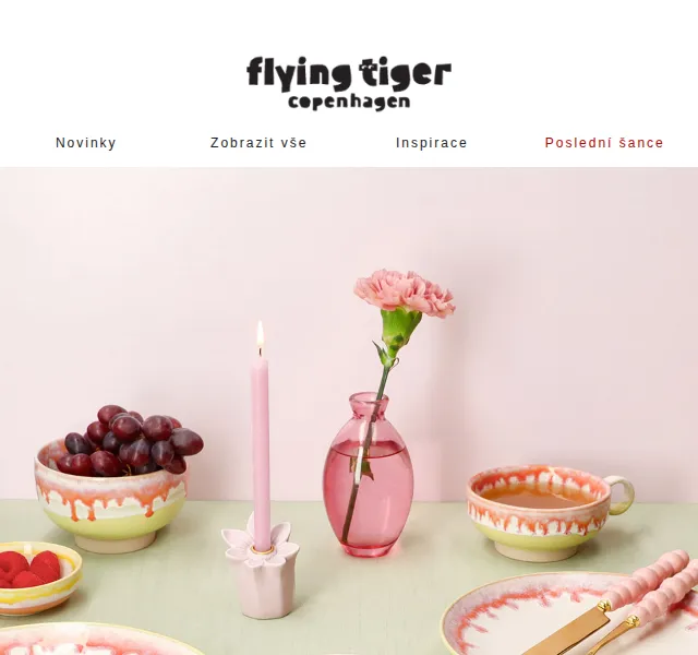 Flying Tiger Copenhagen: jarní dekorace – červenec 2026 | Nuslet.cz