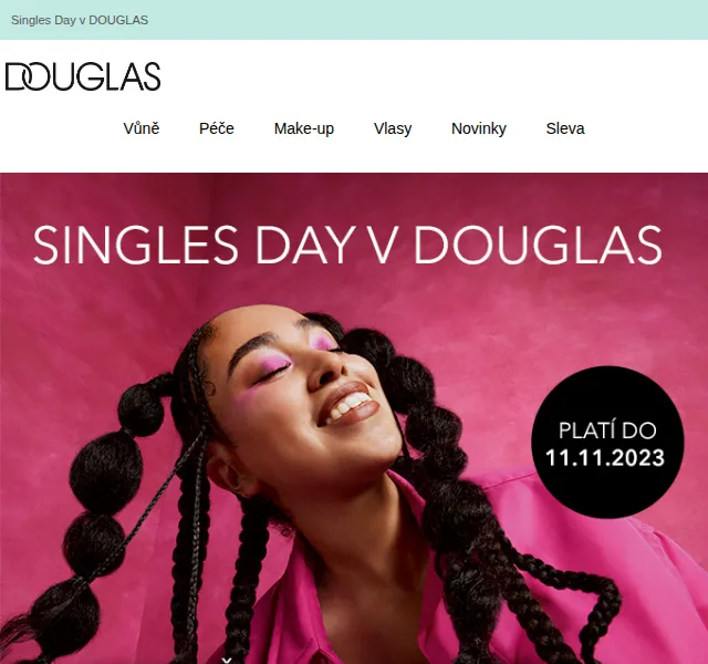 Douglas CZ: Singles Day sleva 20 % i 40 % na vůně – listopad 2023 | Nuslet.cz