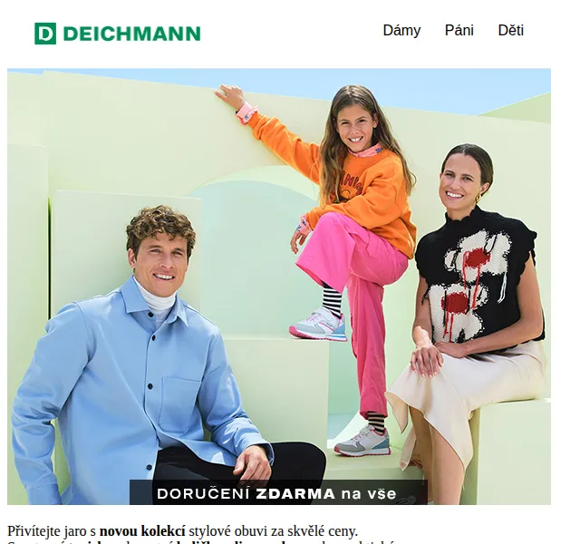 DEICHMANN: Doprava zdarma na vše + nová jarní kolekce – červen 2026 | Nuslet.cz
