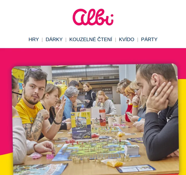Albi: Deskoherní svátek Albi Game Day 2024 – listopad 2024 | Nuslet.cz