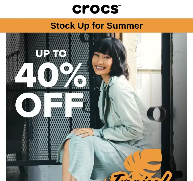 Crocs: letní slevy až 40 % – červen 2026 | Nuslet.cz