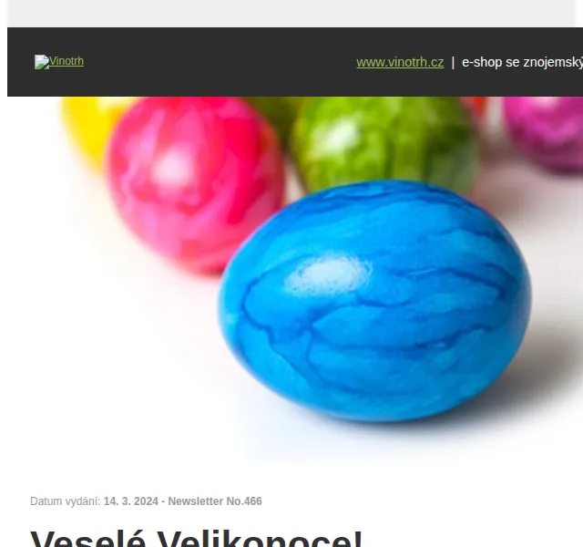 Vinotrh: Velikonoční kolekce vín + malé lahvičky 0,187l – březen 2026 | Nuslet.cz