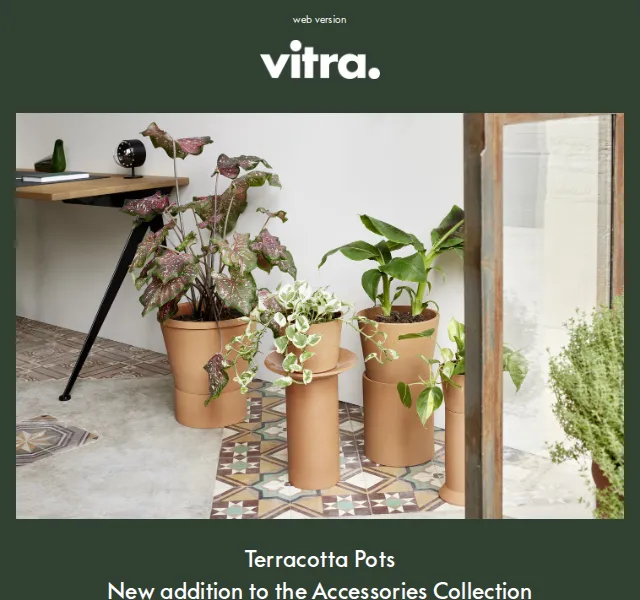 Vitra: Terracotta Pots – limitovaná kolekce – červen 2026 | Nuslet.cz
