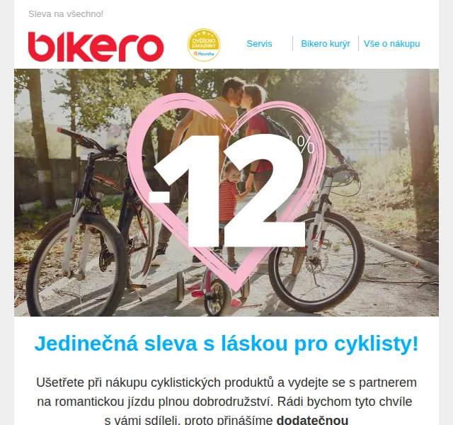 czbikero: Valentýnská sleva 12 % na vše – červenec 2026 | Nuslet.cz