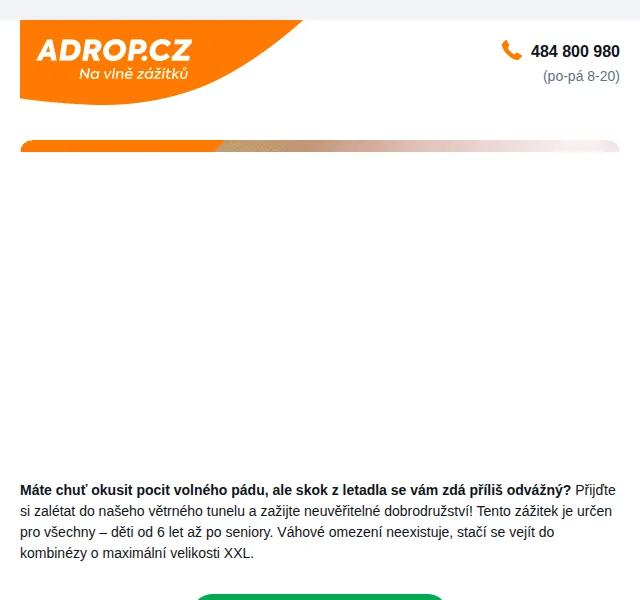 Adrop: Zážitek větrného tunelu a vodních sportů – červen 2026 | Nuslet.cz