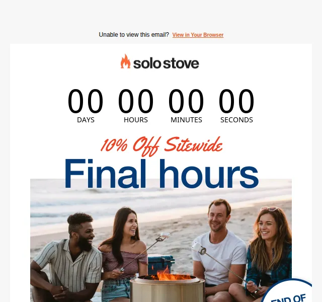 Solo Stove EU: End of Season Sale končí – červen 2026 | Nuslet.cz
