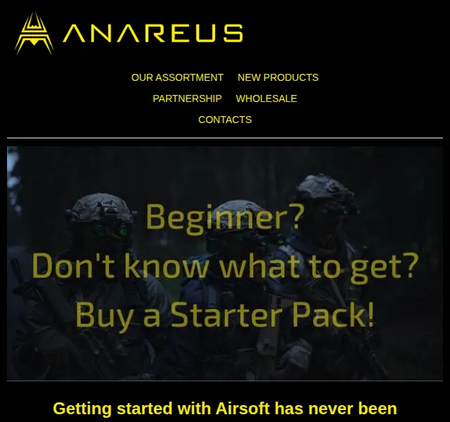 ANAREUS: Airsoftové startovací sady – červen 2026 | Nuslet.cz