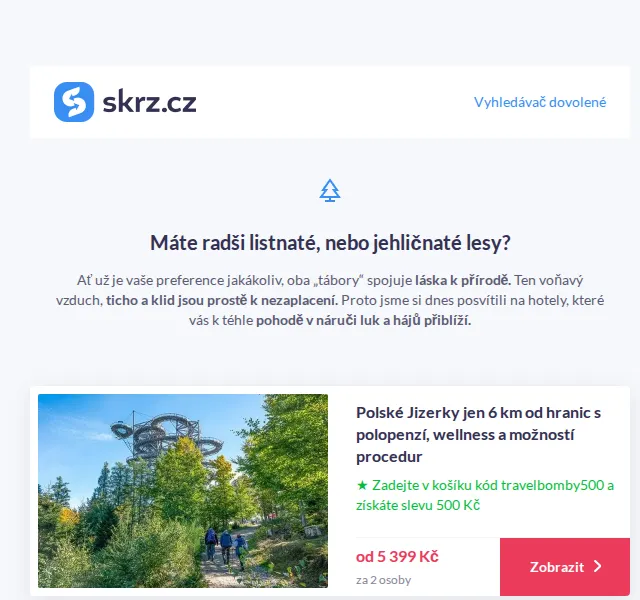 Vánoce na Skrz: Ubytování v horách se slevou až 50 % – červen 2026 | Nuslet.cz