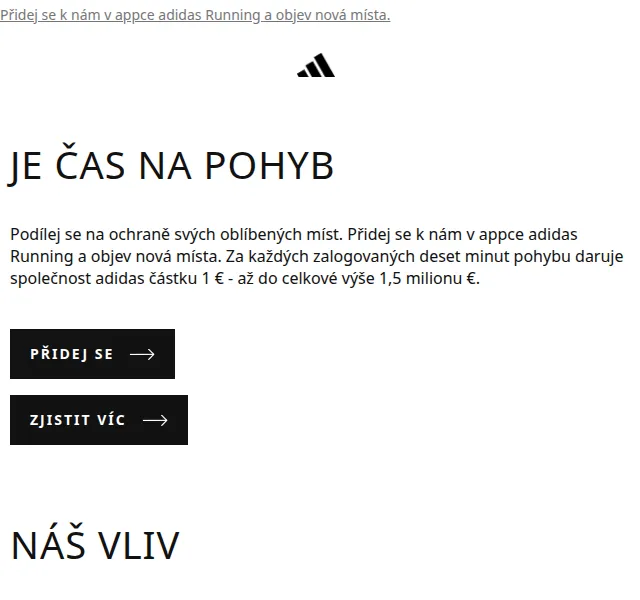 adidas: Move For The Planet – červen 2026 | Nuslet.cz