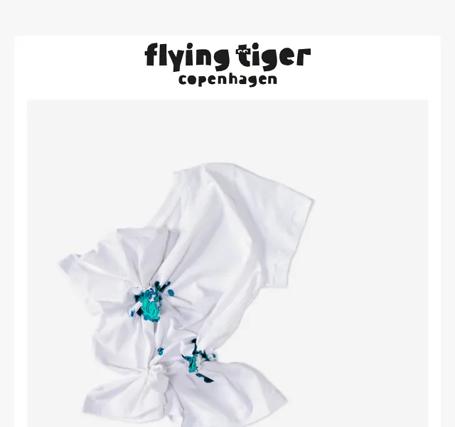 Flying Tiger Copenhagen: Sada na batikování od €4 – červen 2026 | Nuslet.cz