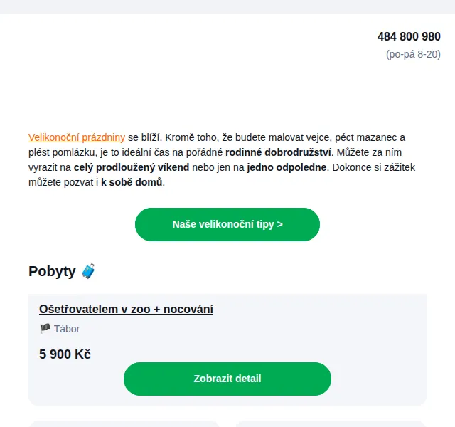 Adrop: Zážitek na Velikonoce – pobyt v zoo s nocováním od 5 900 Kč – červen 2026 | Nuslet.cz