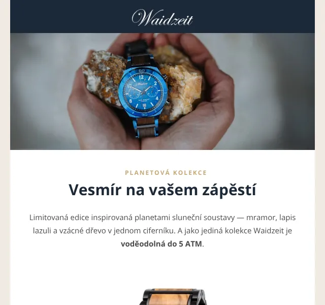 Waidzeit: Planetová kolekce limitovaná edice – září 2026