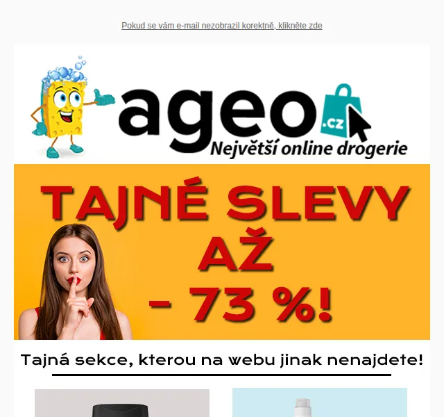 Ageo: Tajné slevy s expresní dopravou – červen 2026 | Nuslet.cz
