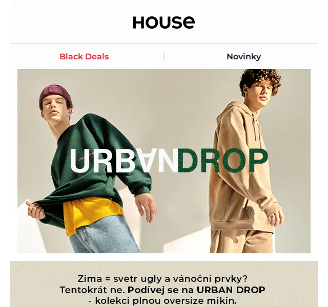 HOUSE: Urban Drop kolekce – červen 2026 | Nuslet.cz