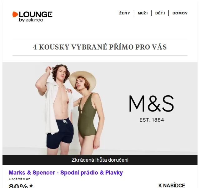 Lounge by Zalando: Marks & Spencer, Esprit, Tommy Hilfiger – červen 2026 | Nuslet.cz