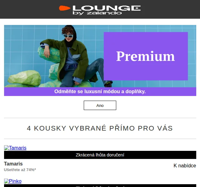 Lounge by Zalando: Tamaris, Pinko & Remington – červen 2026 | Nuslet.cz