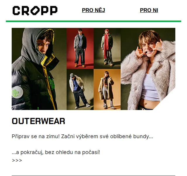 Cropp: Zimní bunda do -50 % – červen 2026 | Nuslet.cz