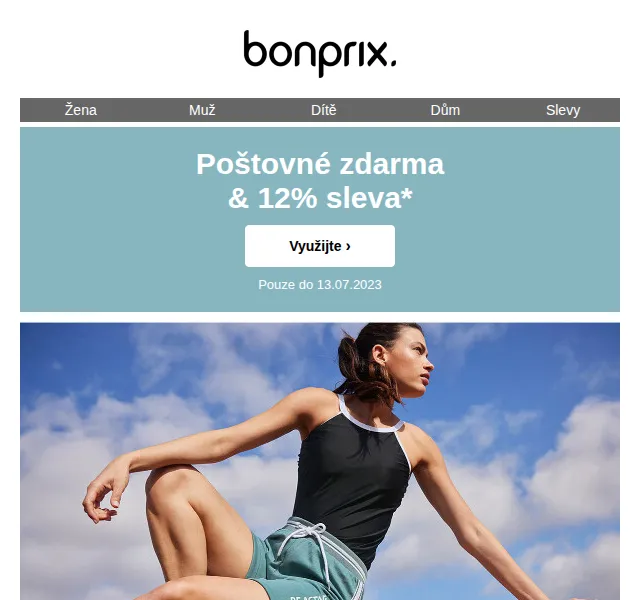 bonprix: 12% sleva a poštovné zdarma – červen 2026 | Nuslet.cz