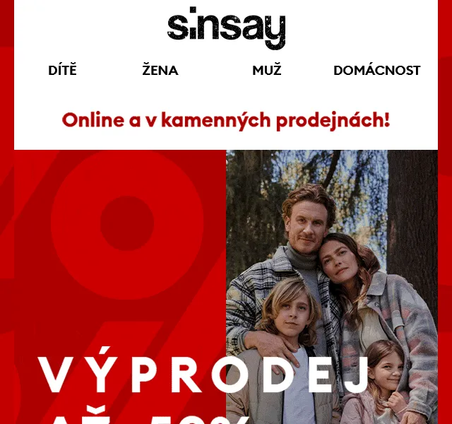 Sinsay: Sleva na 2800+ produktů – červen 2026 | Nuslet.cz