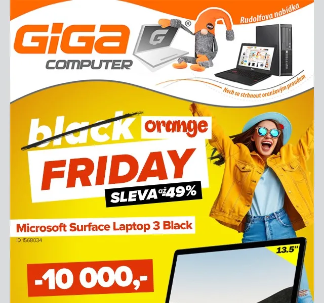 Notebooky sleva Black Orange Friday – červenec 2026 | Nuslet
