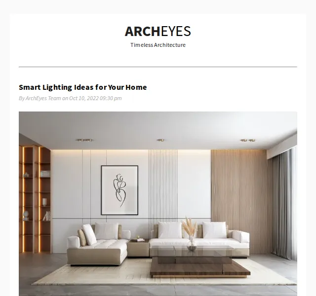 ArchEyes: Chytré osvětlení a architektura – červen 2026 | Nuslet.cz