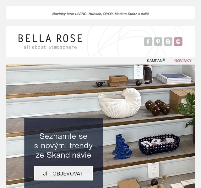 Bella Rose: Podzimní kolekce ferm LIVING, Hübsch, OYOY – červen 2026 | Nuslet.cz