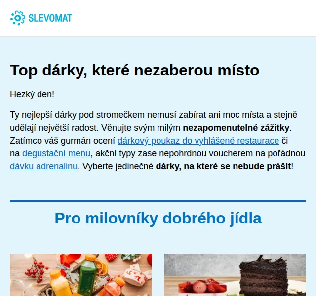 Slevomat: Dárkové poukazy do restaurací a adrenalinové zážitky – červen 2026 | Nuslet.cz