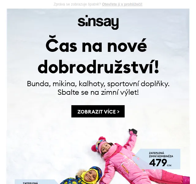 Sinsay: Nová zimní kolekce – červen 2026 | Nuslet.cz