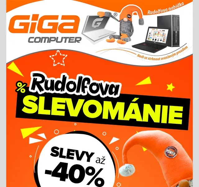 GIGACOMPUTER: PC a notebooky se slevou až 40 % – červenec 2026