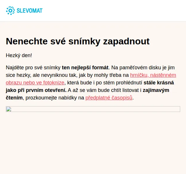 Slevomat: Fotoknihy a fotodárky od 99 Kč – červen 2026 | Nuslet.cz