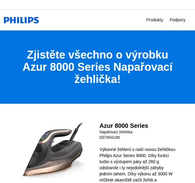 Philips: Azur 8000 Series DST8041/80 – červen 2026 | Nuslet.cz